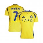 Camisolas de futebol Al Nassr Cristiano Ronaldo 7 Equipamento Principal 2024/25 Manga Curta